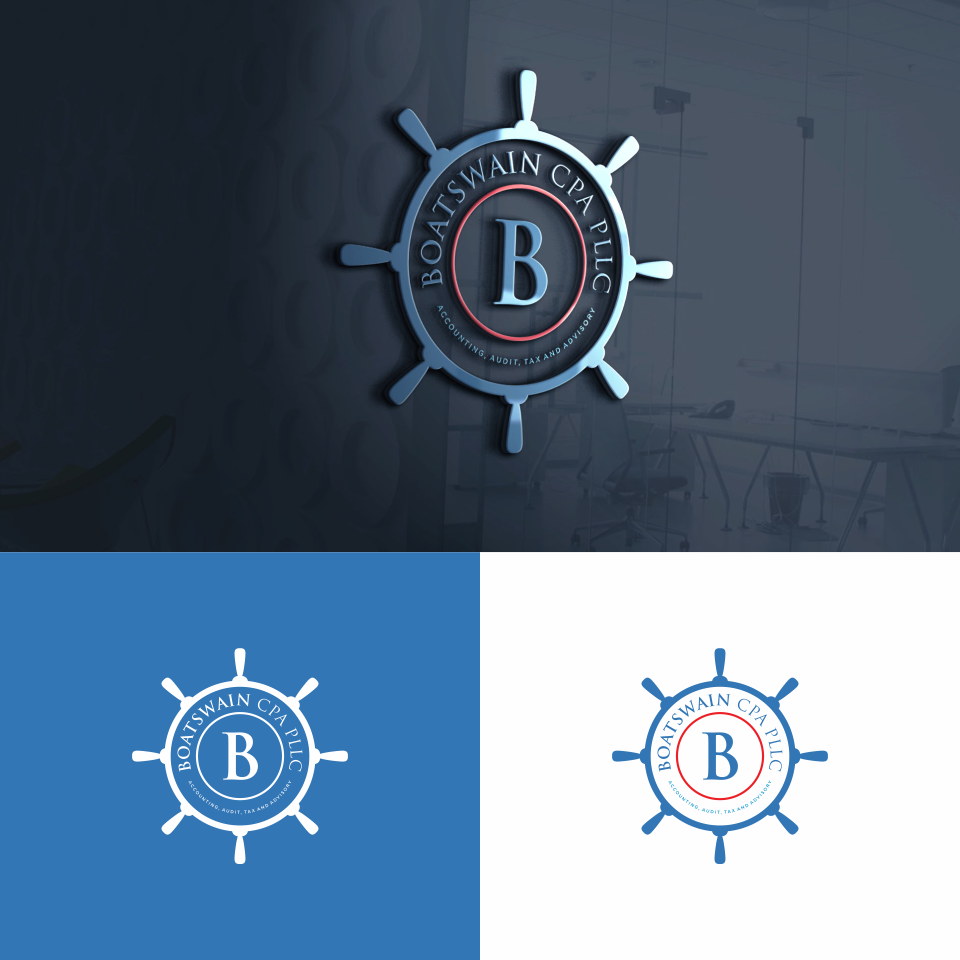 Logo Design by jo.art for Accounting Offices of Boatswain & Associates, LLC | Design #26528045