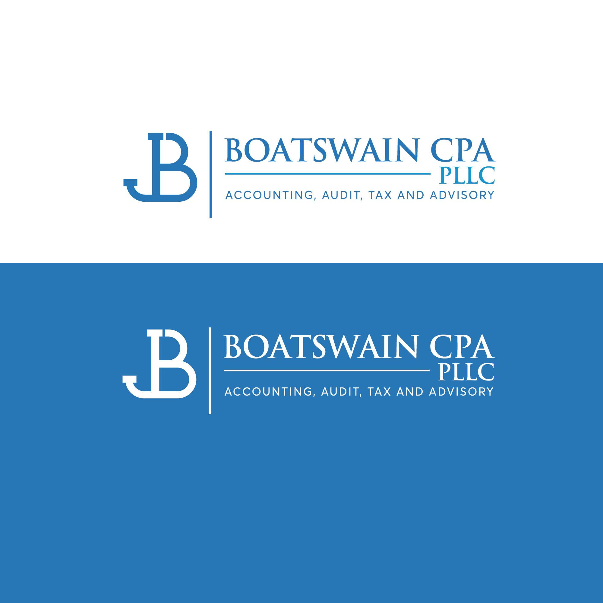 Logo Design by sherman for Accounting Offices of Boatswain & Associates, LLC | Design #26476511