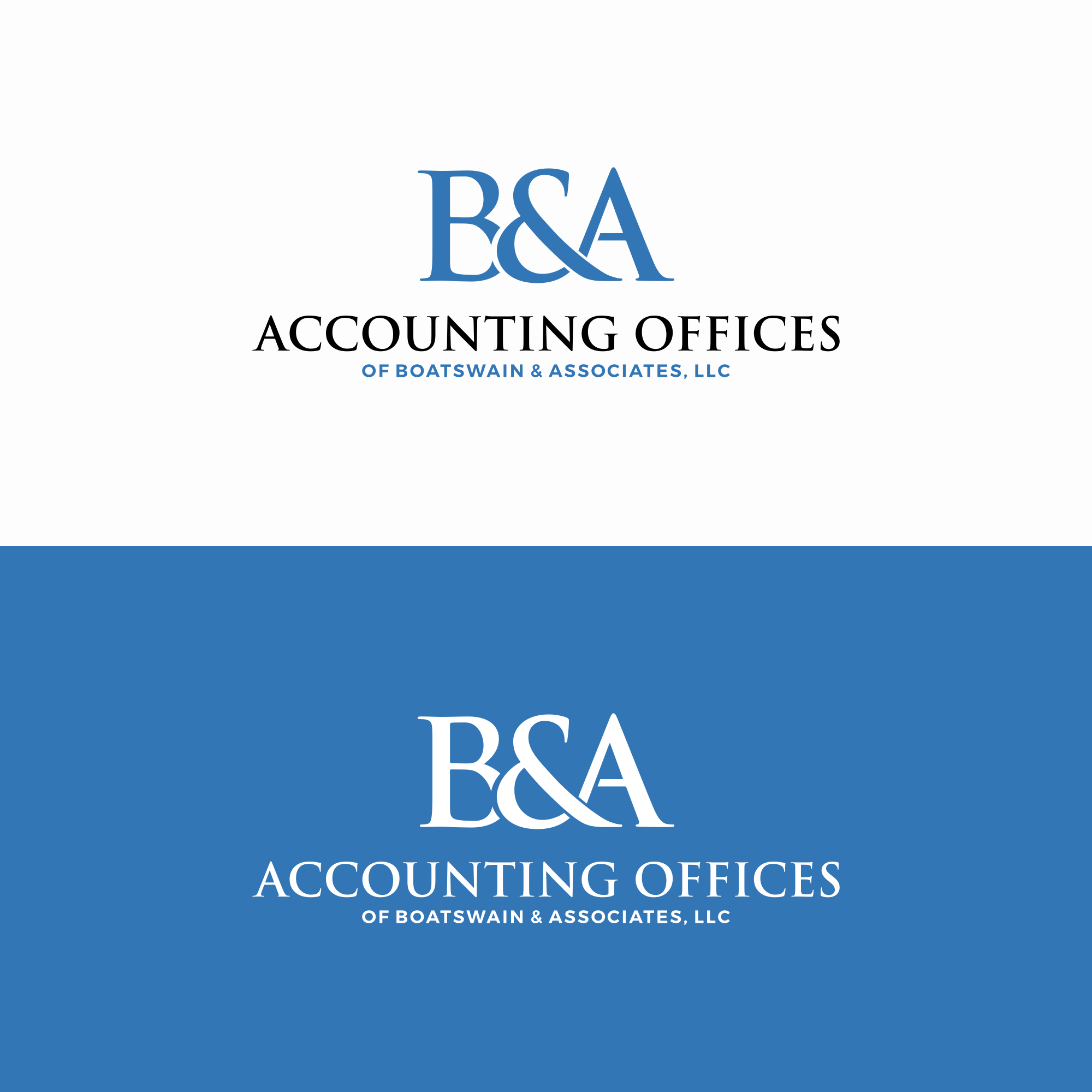 Logo Design by Juliawan for Accounting Offices of Boatswain & Associates, LLC | Design #26110080