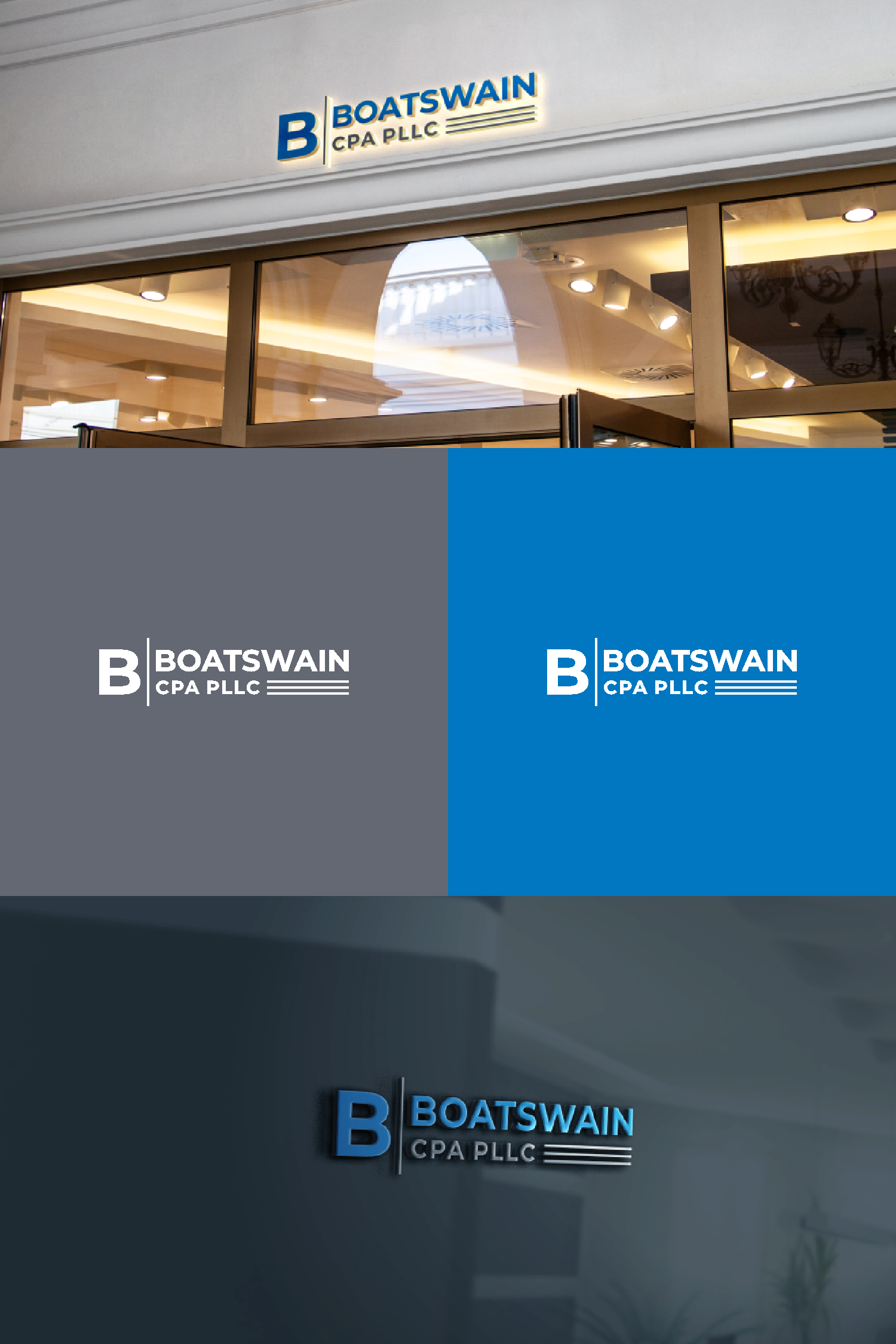 Logo Design by galang1996 2 for Accounting Offices of Boatswain & Associates, LLC | Design #26201627
