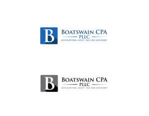 Boatswain CPA PLLC (sub title: Accounting, Audit, Tax and Advisory) | Logo Design by hoaihoai