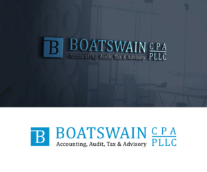 Logo Design by Designix for Accounting Offices of Boatswain & Associates, LLC | Design: #26550370