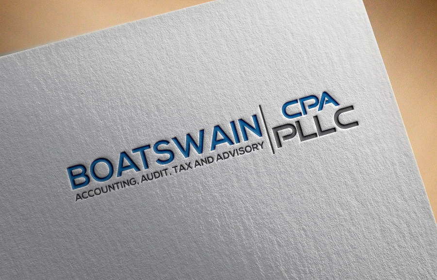 Logo Design by MH@Designer for Accounting Offices of Boatswain & Associates, LLC | Design #26540928