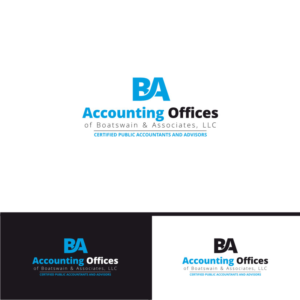 Boatswain CPA PLLC (sub title: Accounting, Audit, Tax and Advisory) | Logo Design by Larss Petrov