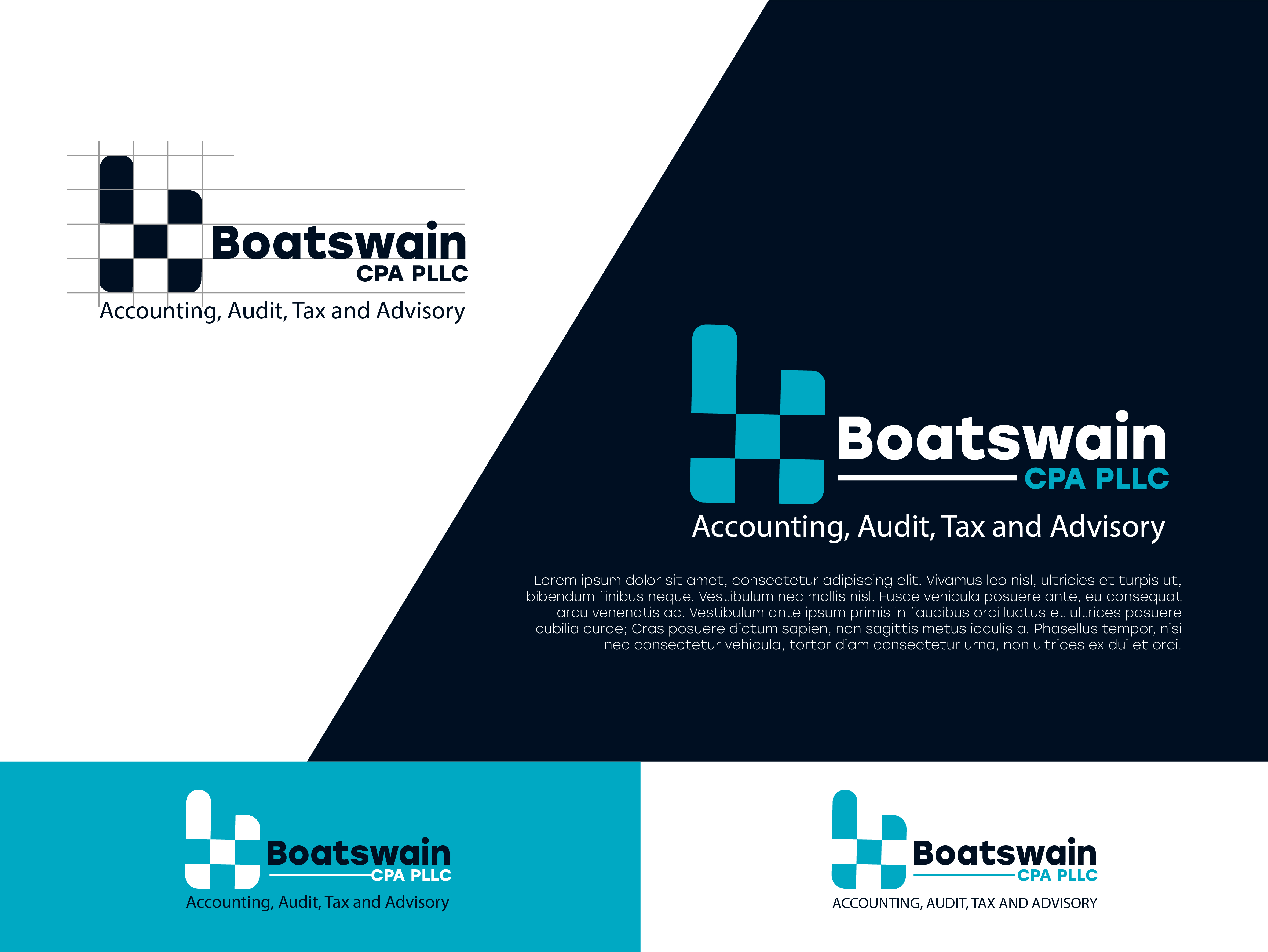 Logo Design by Jet-D for Accounting Offices of Boatswain & Associates, LLC | Design #26560519