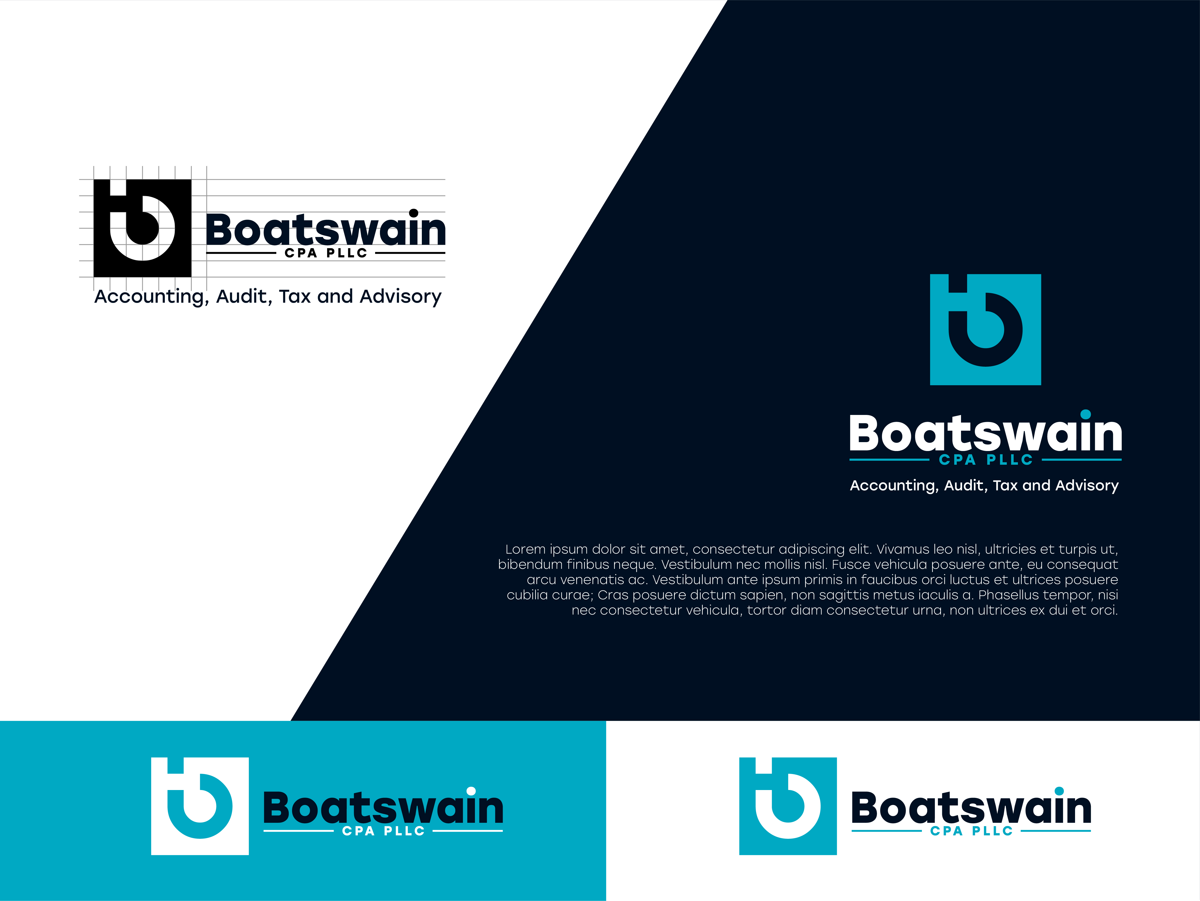 Logo Design by Jet-D for Accounting Offices of Boatswain & Associates, LLC | Design #26560521
