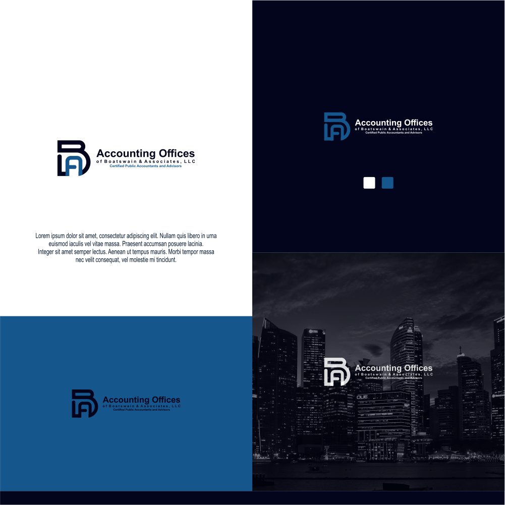 Logo Design by Javier Ivan Zamorano for Accounting Offices of Boatswain & Associates, LLC | Design #26140069