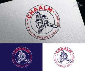 CHAALM ,  Supplements for Combat | Logo Design by Dot Design 3