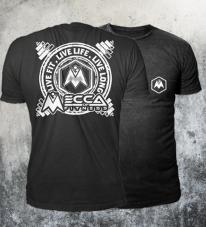 T-shirt Design by badpixelarts for Mecca of Fitness | Design: #26099492