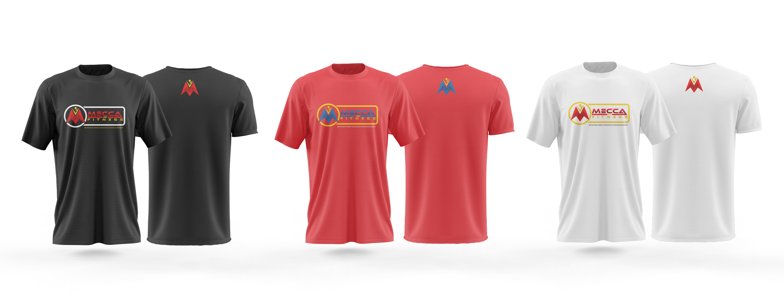 T-shirt Design by Risallah for Mecca of Fitness | Design #26097932