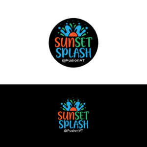 Sunset Splash @FusionVT | Logo Design by Graphic Bricks