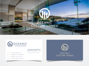 Oceanic Custom Homes | Logo Design by dharlan
