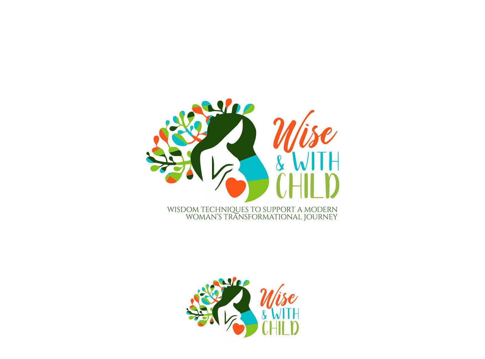 Logo Design by nikkiblue for Wise & With Child | Design #26122297