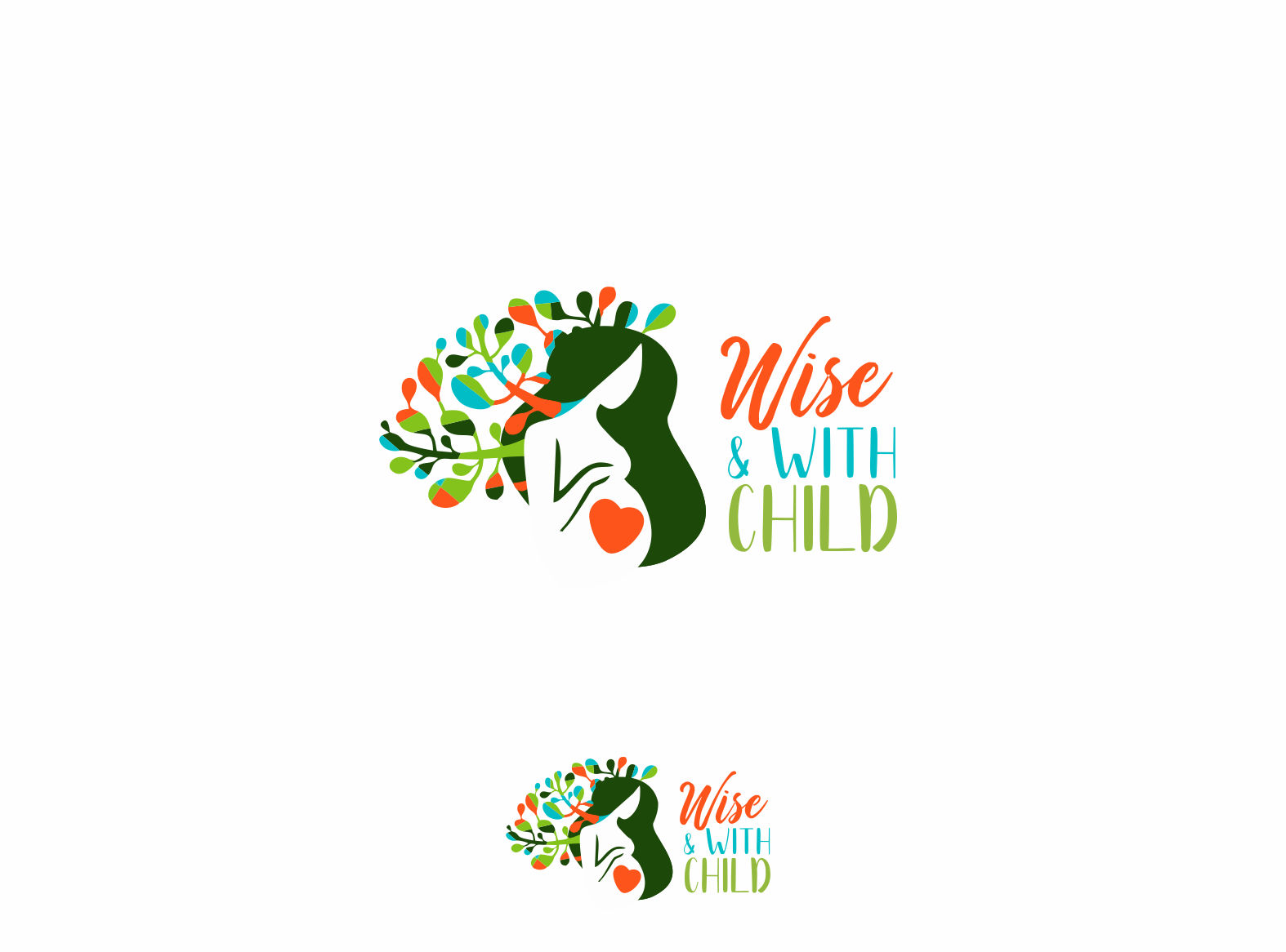 Logo Design by nikkiblue for Wise & With Child | Design #26122515