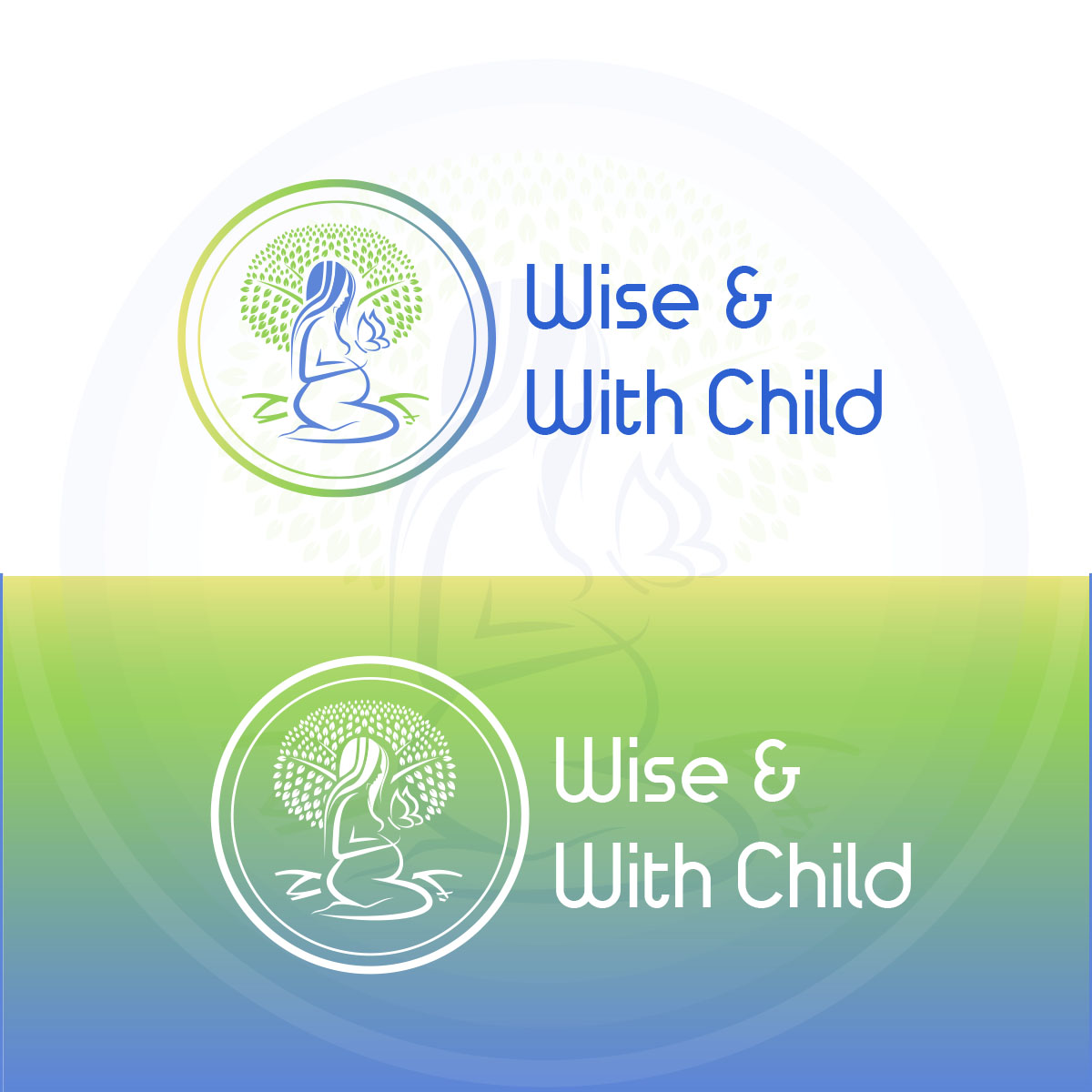Logo Design by Aaaron for Wise & With Child | Design #26122876
