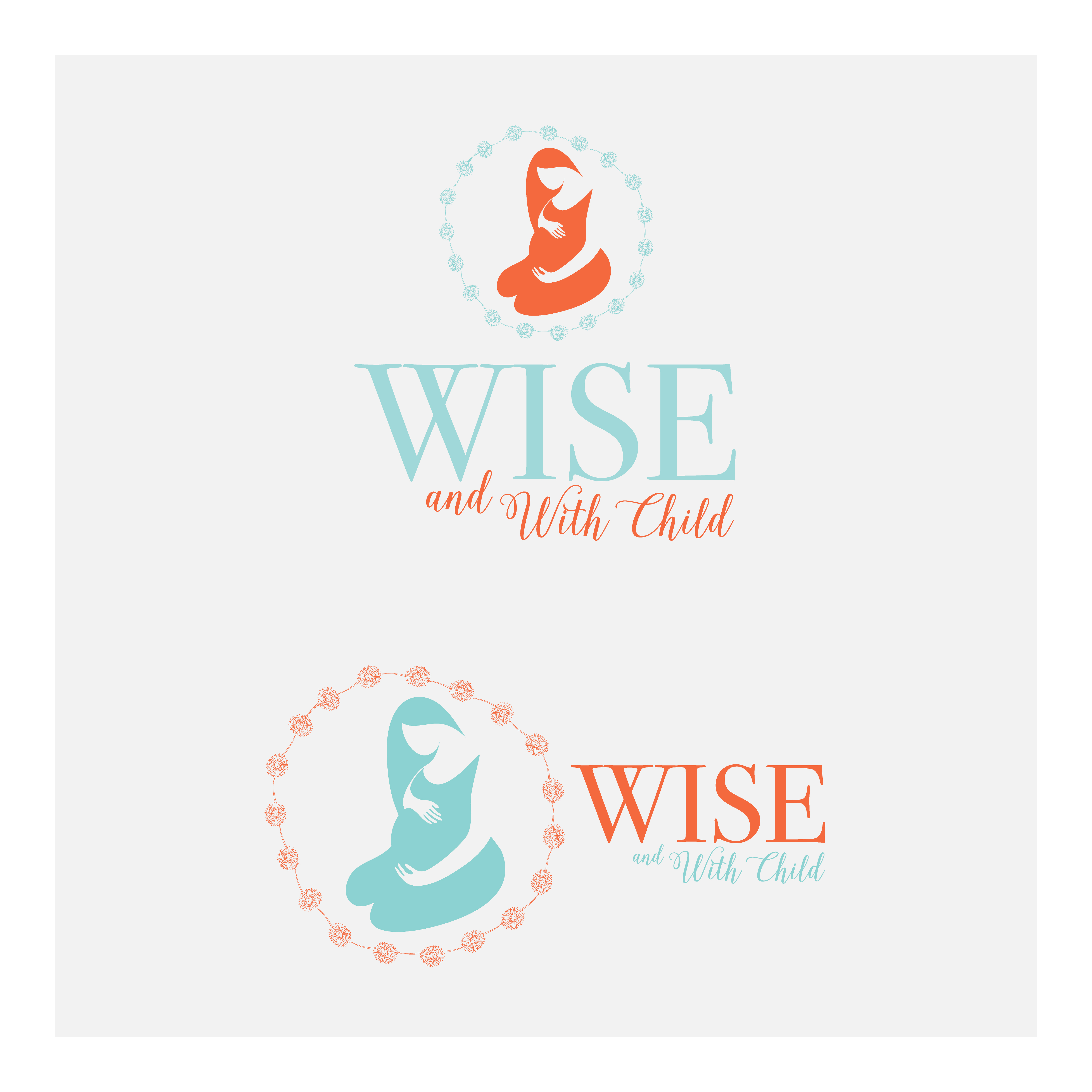 Logo Design by Treelly for Wise & With Child | Design #26094335