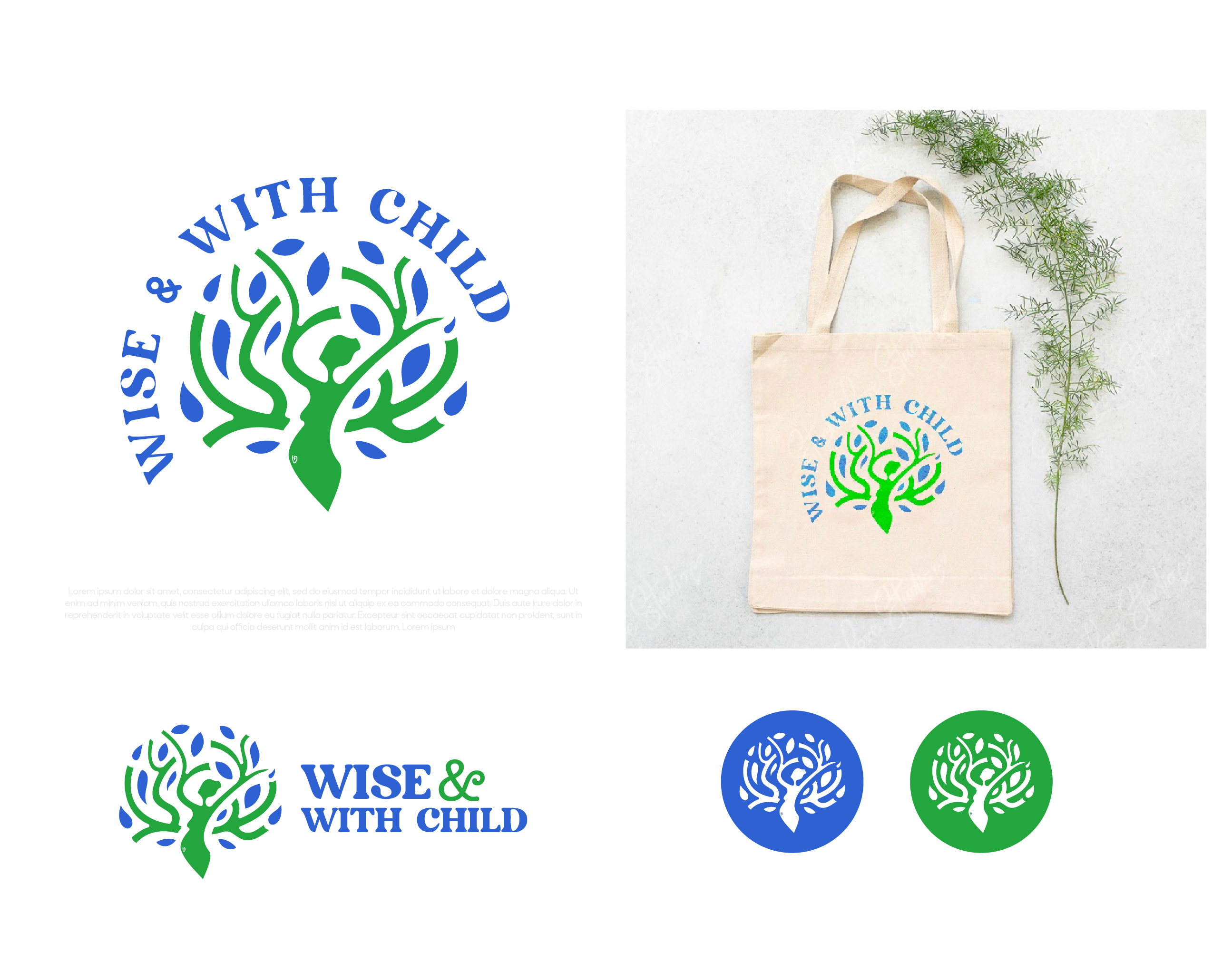 Logo Design by JTdsign for Wise & With Child | Design #26108288