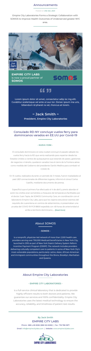 Newsletter Design by Expert Designer for this project | Design: #26089394
