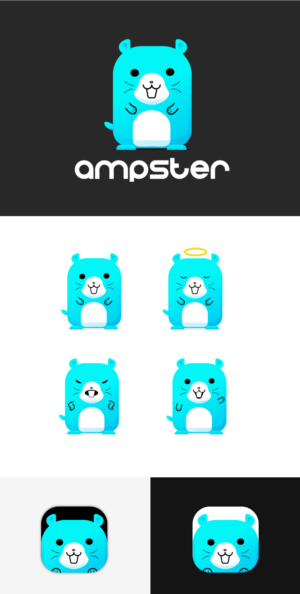 Ampster App - Character Design Project | Diseño de Personaje por ally designs