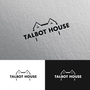 The Logo Text is Talbot House. (See photo) | Logo Design by Rii