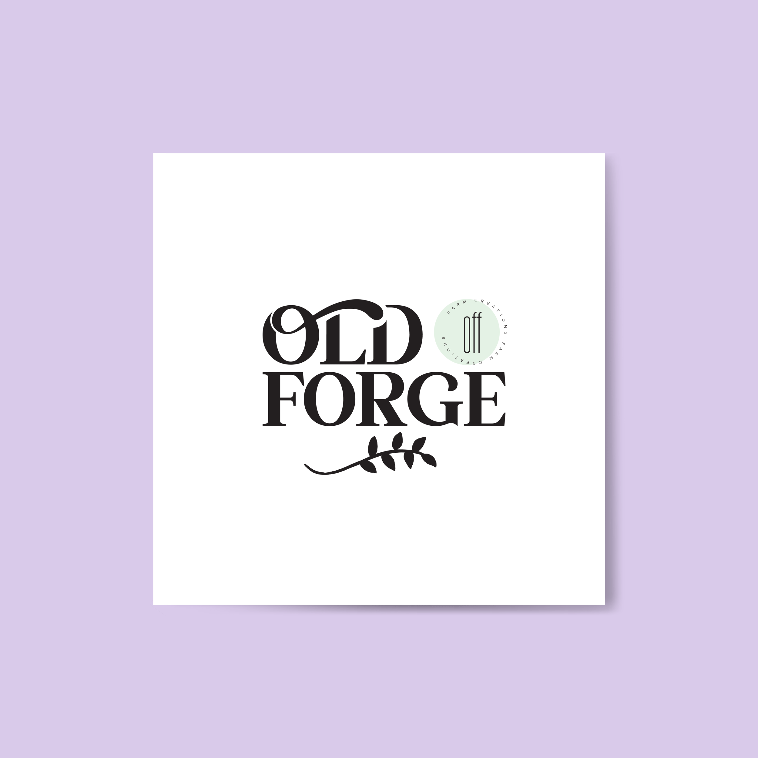 Logo Design by zaria. for Old Forge Farm Creations | Design #26092294