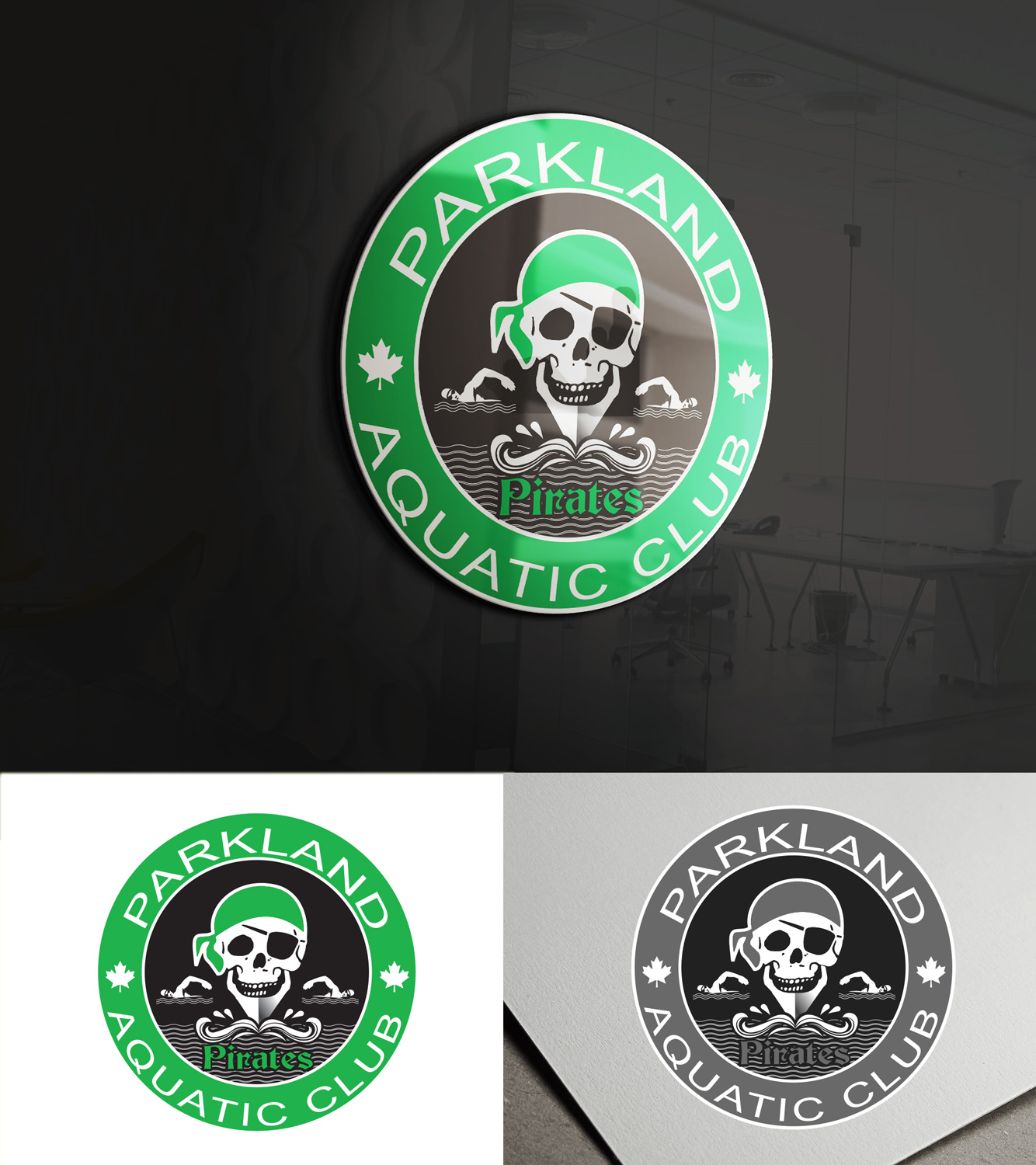 Diseño de Logo por Wonderful design para Parkland Pirates Aquatic Club | Diseño #26101143