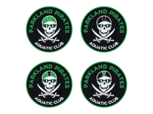 Options: #1 Parkland Pirates Aquatic Club,  #2 Parkland Pirates, #3 maybe nothing | Logo-Design von Atvento Graphics