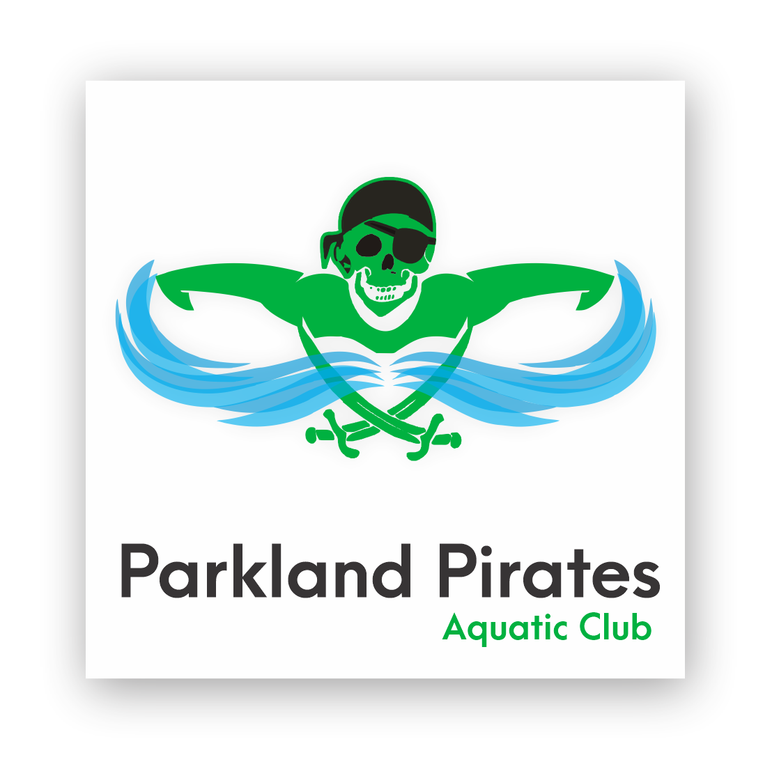 Logo Design by Dev for Parkland Pirates Aquatic Club | Design #26093949