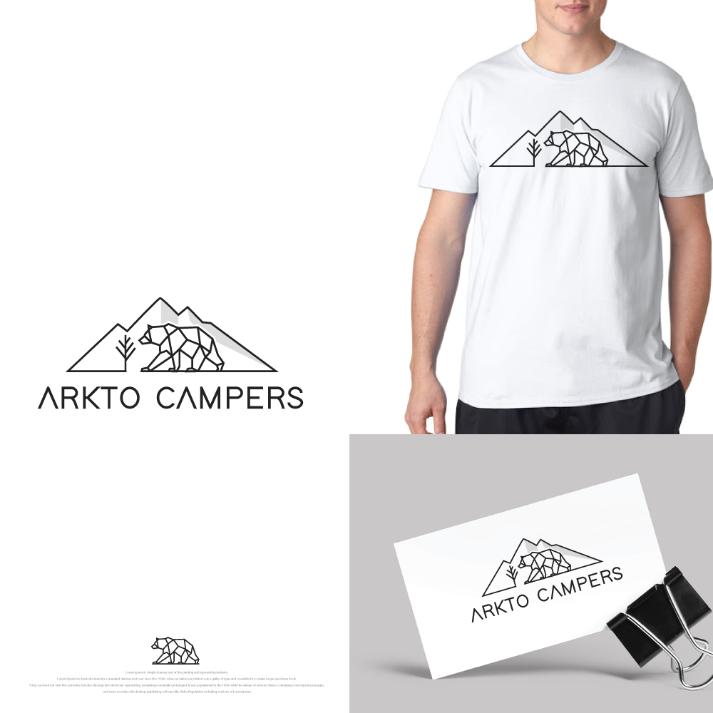 Logo Design by ecorokerz for Arkto Campers | Design #26089755