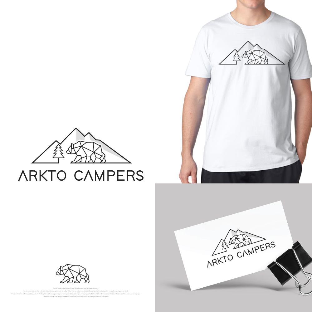 Logo Design by ecorokerz for Arkto Campers | Design #26096144