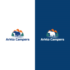 Logo Design by syrwebdevelopment for Arkto Campers | Design #26093992