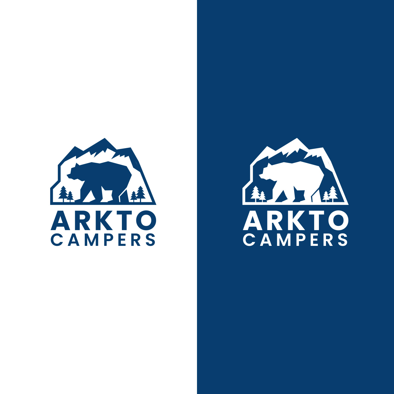 Logo Design by syrwebdevelopment for Arkto Campers | Design #26093993