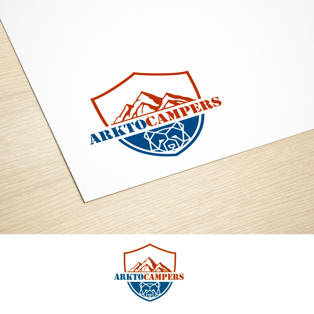 Logo Design by nzdesigners for Arkto Campers | Design #26093900