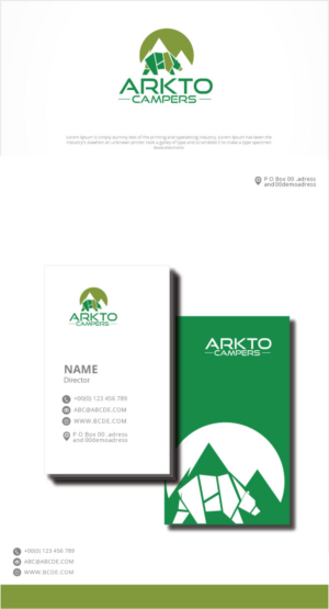 Logo Design by graphicevolution for Arkto Campers | Design: #26090381