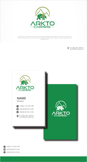 Logo Design by graphicevolution for Arkto Campers | Design: #26111935