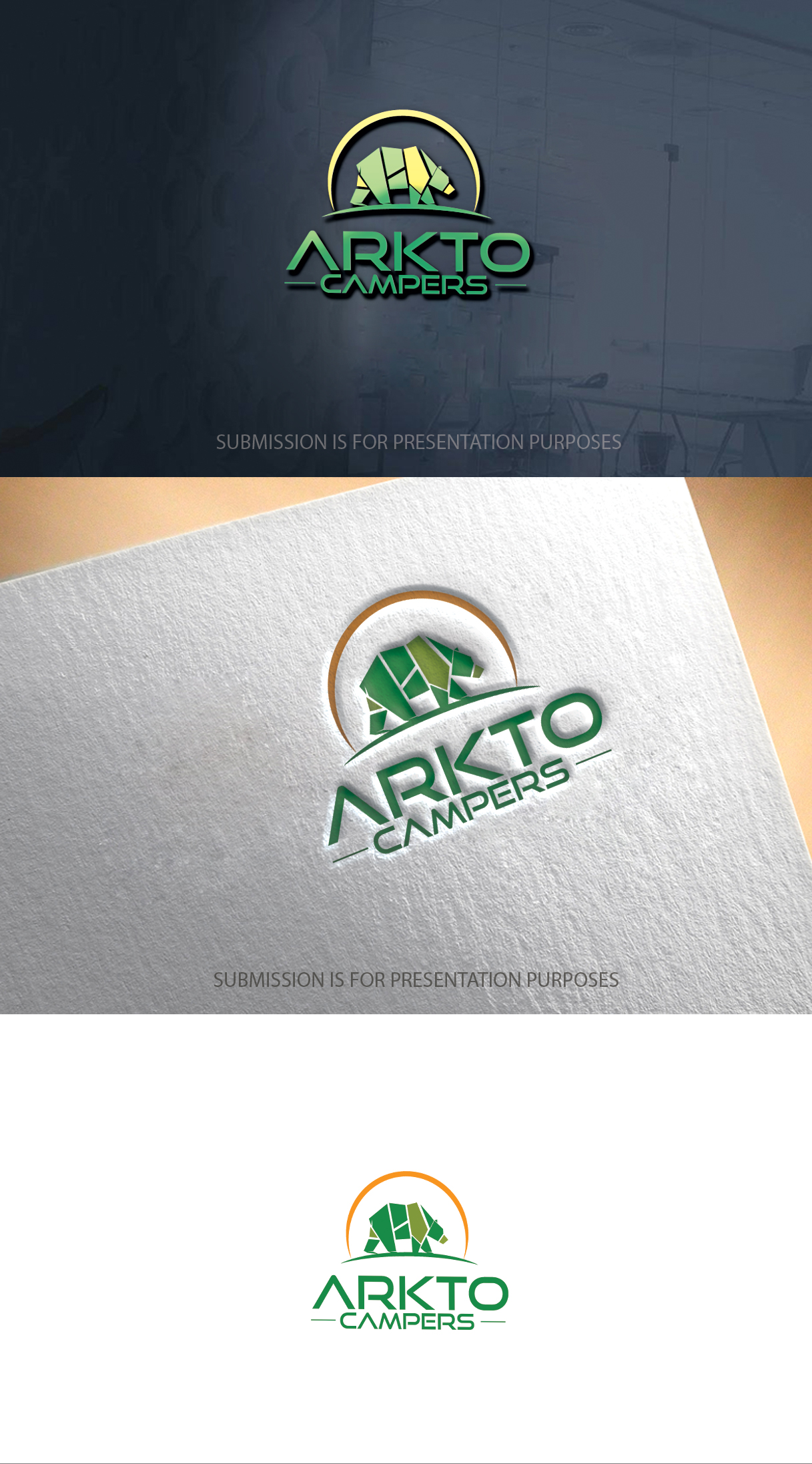 Logo Design by graphicevolution for Arkto Campers | Design #26111962