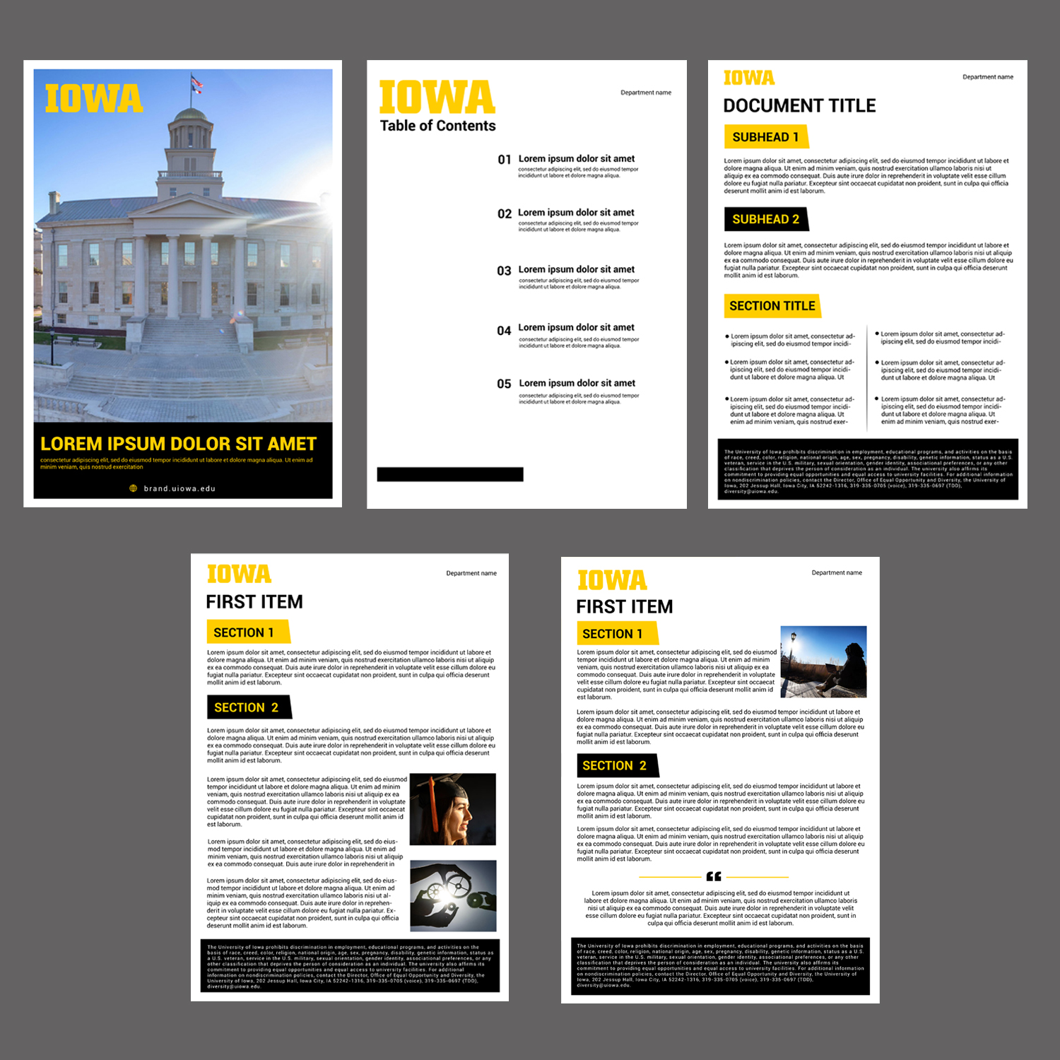 Word Template Design by Schöpfer for this project | Design #26104953