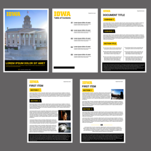 Word Template Design by Schöpfer for this project | Design: #26104953