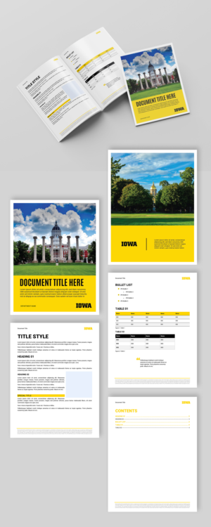Word Template Design by JanuXart for this project | Design: #26093279