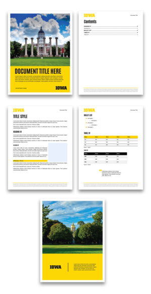Word Template Design by JanuXart for this project | Design: #26097614