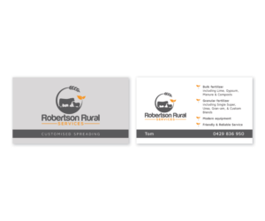 Business Card Design by Emmi for Robertson Rural Services | Design: #26088273