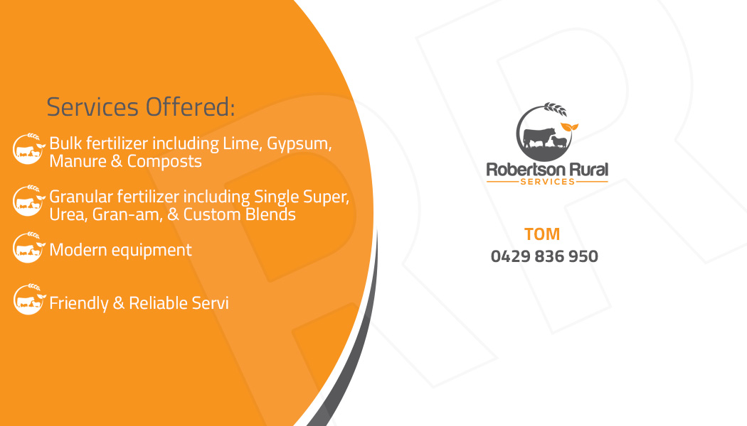 Business Card Design by Murry for Robertson Rural Services | Design #26090982