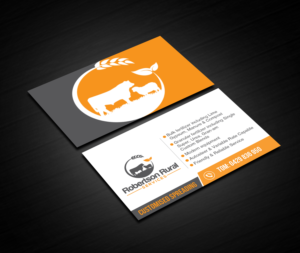 Design de Carte de Visite par Creations Box 2015 pour Robertson Rural Services | Design : #26096242
