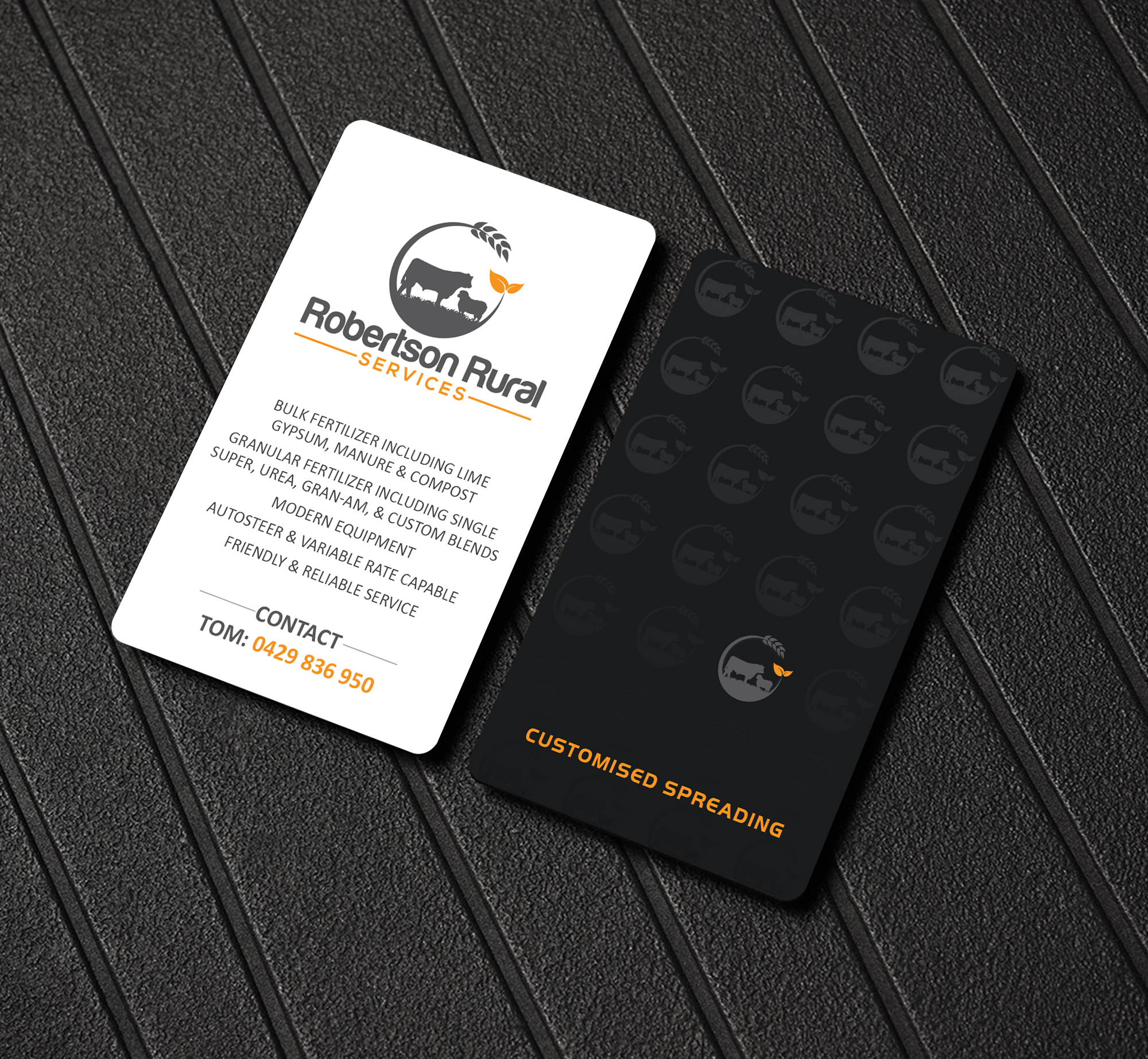 Business Card Design by Creations Box 2015 for Robertson Rural Services | Design #26096248