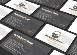Design de Carte de Visite par Creations Box 2015 pour Robertson Rural Services | Design : #26096254