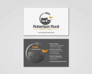 Visitenkarten-Design von MDesign für Robertson Rural Services | Design: #26107910