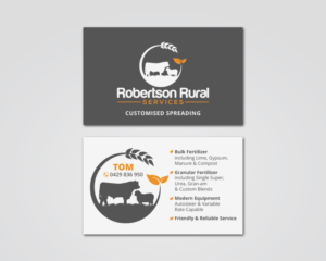 Business Card Design by MDesign for Robertson Rural Services | Design: #26120595