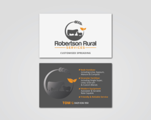 Business Card Design by MDesign for Robertson Rural Services | Design: #26136371