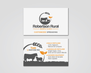 Visitenkarten-Design von MDesign für Robertson Rural Services | Design: #26146771