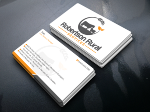 Business Card Design by B. M. BILLAL HOSSAIN for Robertson Rural Services | Design: #26098705